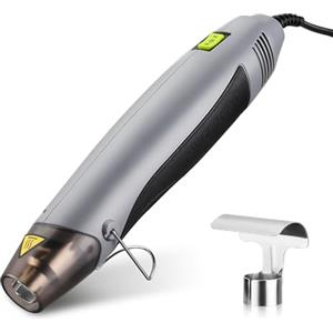 WORKPRO Pistola ad Aria Calda da 400 W, Pistola Termica Professionale a Temperatura Regolabile 300/500 ℃, Riscaldamento Rapido 1,5 S, con Ugello Riflettente