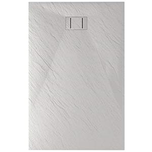 Idralite Piatto Doccia 80x100x2,6 CM Rettangolare Bianco Effetto Pietra mod. Blend