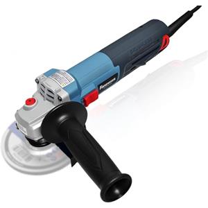 FANZTOOL FANZWORK Smerigliatrice Angolare 1500W Motore EC Senza Spazzole, Copertura di Protezione 125mm 1, Leggera 2 kg, Velocità Regolabile in 6 Livelli, Levigatura Precisa, Senza Manutenzione