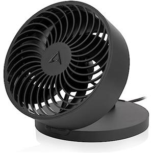 ARCTIC Summair - Ventilatore da tavolo USB ripiegabile, connessione USB-A, cavo di collegamento da 120 mm, regolazione graduale 600-2800 rpm - Nero