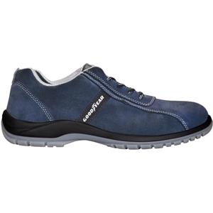 Goodyear G138/3052C - Scarpe antinfortunistiche Unisex S1P SRC - Pelle Serratura Blu - Protezione Composite - Antiscivolo - Ideale per lavoro interno ed esterno - Taglia 41