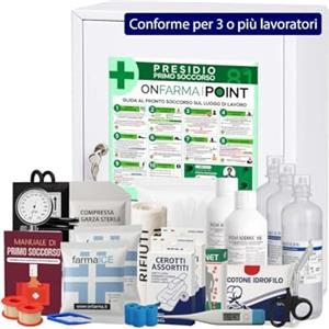 ONFARMA Cassetta Pronto Soccorso per aziende con 3 o più lavoratori