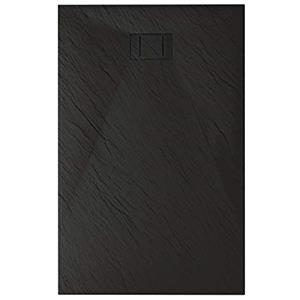 Idralite Piatto Doccia 80x90x2,6 CM Rettangolare Antracite Effetto Pietra mod. Blend