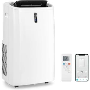 RELAX4LIFE 5 in 1 Climatizzatore 16000 BTU Caldo Freddo Portatile con Deumidificatore, Ventilatore con 3 Velocità, Modalità Notturna, Wi-Fi: App Control e Telecomondo, R290