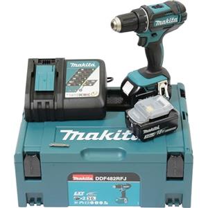 Makita DDF482RFJ drill 1900 RPM Black Blue 1.5 kg