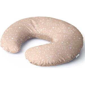 Niimo Cuscino Allattamento - OEKO-TEX® Standard 100, Cuscino per Allattamento Neonato, Rivestimento in 100% Cotone, Fodera Removibile, Interno in Poliestere Siliconato, 100% Lavabile