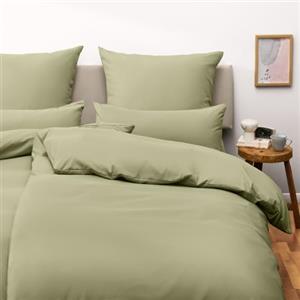 Blumtal 90 - Set di biancheria da letto e federa in microfibra (Coperta 135X200 E Cuscino 80X80, Verde Oliva)