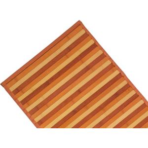 BIANCHERIAWEB Tappeto Bamboo Degradè Passatoia Cucina Antimacchia Bambù Antiscivolo Runner Corsia Resistente