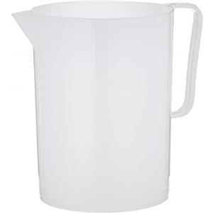 Giganplast GIG Caraffa Graduata, 3 Litri, Polietilene, Bianco, 14.5 x 18 cm