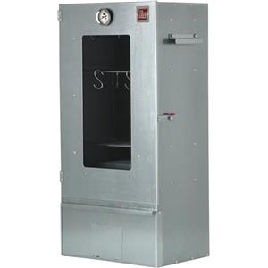 ITA Affumicatore 7000 - Armadio per affumicare Premium con 3 Ripiani - Acciaio Legato, con Finestra visiva e termometro - qualità Made in EU Direttamente dal Produttore - Fumatore per affumicatura