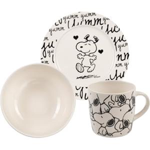 United Labels Peanuts - Frühstücksset, 3tlg. Snoopy