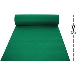 Olivo Tappeti OLIVO.Shop | Tappeto passatoia Verde Nuziale Natalizio per Matrimonio Cerimonia Evento Negozi, Tappeto Nuziale Matrimonio, Passatoia per Eventi 12 Formati ROPAS (1 Metro)