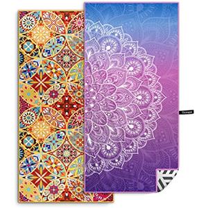 OCOOPA 2 Pezzi Microfibra Telo Mare, Asciugatura Rapida, Telo da Bagno Leggero e Compatto, Super Assorbente, Asciugamano da Bagno Senza Sabbia per Uomini e Donne, Grande 178 * 80cm