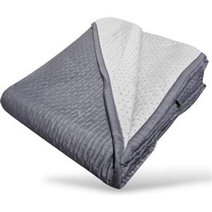 GX GARGIX Trapuntino Copriletto Trapuntato Primaverile Bicolore Double Face Leggero (Tem-1, MATRIMONIALE)