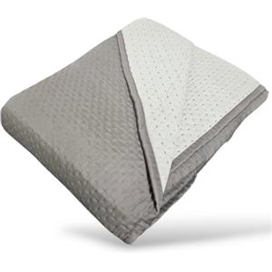 GX GARGIX Trapuntino Copriletto Trapuntato Primaverile Bicolore Double Face Leggero (Tem-8, MATRIMONIALE)