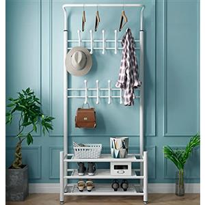 MAGIC SELECT Appendiabiti Portabiti, Barra Superiore per Grucce - Organizzatore in Metallo per Ingresso, Corridoio