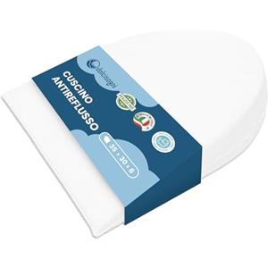 DOLCI SOGNI - Cuscino Letto Antireflusso a Cuneo - Rialzo Letto per Reflusso - Antireflusso Cuscino per Reflusso Gastroesofageo Supporto Triangolo Alza Materasso 35x30x6 cm