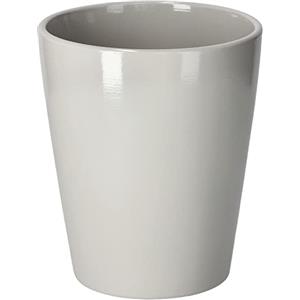 Kotarbau® - Vaso da fiori in ceramica, per orchidee, altezza 150 mm, diametro 120 mm, colore grigio