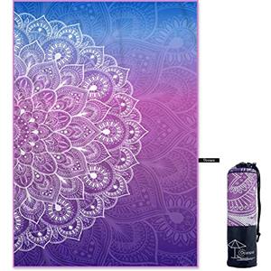 OCOOPA Microfibra Telo Mare Antisabbia, Super Grande 200x145cm, Leggero, Compatto, Asciugatura Rapida, Assorbente, per Piscina, Bagno, Campeggio, Nuoto, Viaggio