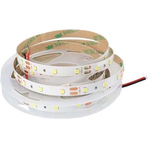 JANDEI - Striscia LED 12V Non Impermeabile 5 Metri, Bianco Naturale 4200K, 300 LED SMD2835, Larghezza 8 mm. Illuminazione Decorativa per Mobili, Vetrine, Soggiorni, Mensole (alimentatore non incluso)