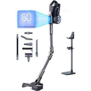 Jimmy H11 Pro Aspirapolvere Senza Fili, Scopa Elettrica, Potenza 260AW e 29 kPa, Motore 700W, Autonomia fino a 90 Minuti, Schermo LED Smart, Tecnologia Adattiva, Filtro HEPA e Stazione di Ricarica