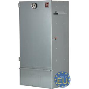 ITA Affumicatore 7001 - Armadio per affumicare Premium con 3 Ripiani 81 cm - Acciaio Legato - qualità Made in EU Direttamente dal Produttore - Fumatore per affumicatura a Freddo e a Caldo