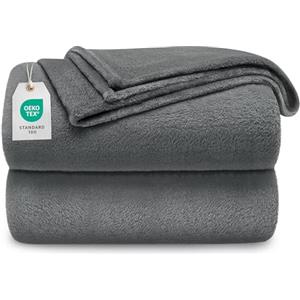berssen Coperta Plaid - 200 x 230 CM - Grigio Scuro Winter Blanket - Coperta Divano, Morbida, Accogliente, Nessun Odore, Lavabile in Lavatrice, Adatto per l'Autunno e l'Inverno, Antistatico
