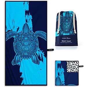 OCOOPA Microfibra Telo Mare Antisabbia, Extra Large 178x80cm, Leggero, Compatto, Asciugatura Rapida, Assorbente, per Piscina, Bagno, Campeggio, Nuoto, Viaggio