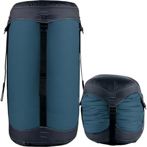 Litume Borsa a compressione 6L, 8,5L, 10L, 13L, 16L, resistente all'acqua, leggera e compatta con tessuto Ripstop, chiusura a cordoncino per sacco a pelo, campeggio blu Tealca