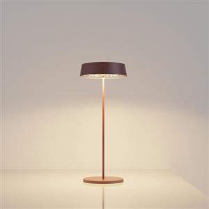 Palmina 901,lampade da tavolo senza fili,lampade da tavolo ricaricabili E Dimmerabile In Alluminio,abat jour senza fili 4400mah,Protezione IP54,luce da tavolo esterno/Interno/Marrone