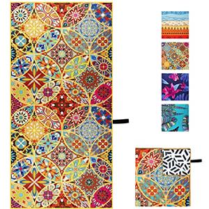 OCOOPA Microfibra Telo Mare Antisabbia, Extra Large 178x80cm, Leggero, Compatto, Asciugatura Rapida, Assorbente, per Piscina, Bagno, Campeggio, Nuoto, Viaggio