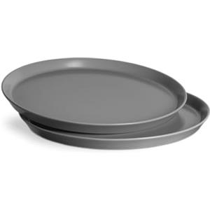 Springlane Kitchen SPRINGLANE Servizio di stoviglie in porcellana (Antracite, Set di 2 piatti)