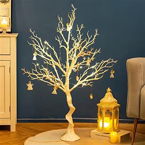 Sziqiqi 105cm Bianco Albero per Matrimonio Centrotavola Albero di Pasqua da Decorare Grande Albero Decorativo Interni All'Aperto Natale Display Albero dei Desideri per Esposizione Eventi Compleanno