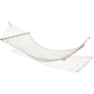 Briconess.com Amaca in corda intrecciata naturale dimensioni 200x80 cm resistente e confortevole per relax giardino e terrazzo