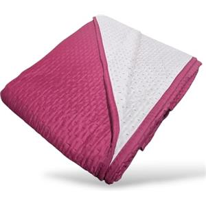 GX GARGIX Trapuntino Copriletto Trapuntato Primaverile Bicolore Double Face Leggero (Tem-2, MATRIMONIALE)