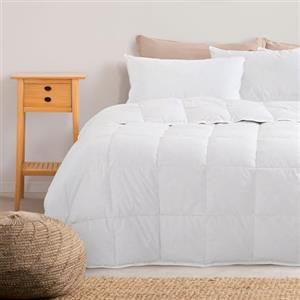 Zenoni & Colombi Piumino Matrimoniale Invernale in 100% Piuma D'Oca Vergine Siberiano, Piumone 4 Punti di Calore Made in Italy (Invernale, Matrimoniale 250X200cm)