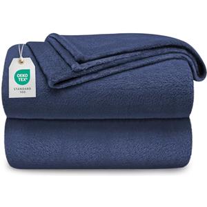 berssen Coperta Plaid - 200 x 230 CM - Blu Scuro Winter Blanket - Coperta Divano, Morbida, Accogliente, Nessun Odore, Lavabile in Lavatrice, Adatto per l'Autunno e l'Inverno, Antistatico
