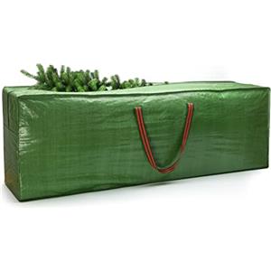 CKB Ltd® - Sacca con cerniera per riporre l'albero di Natale artificiale, taglia extra large per alberi alti fino a 2,7 m, sacco con cerniera robusta, ideale da usare in garage, solaio e capanno
