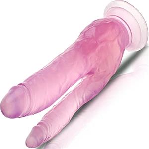 Future of your pleasure Sensual Dildo doppio Sex toys Dildo anale Poppio pene Dildò Sesso accessori per coppia anale Double dildo Dido doppia penetrazione per donna Dildo anale donna Sex toysper per coppie Anal dildo D26-6