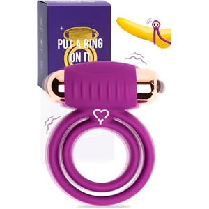 MySecretCase Anello Pene Uomo Sextoys - Anello Vibrante Per Lei E Lui, Vibratore Per Uomo Anello Vibrante, Cock Ring Vibratore Piccolo, Anello Per Erezione, Masturbatore Per Uomini (Put a ring on it)