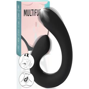 MySecretCase Dildo Doppio Multifunzione Stimolatore Prostata per Lui Vibratore Doppia Penetrazione Vibratore Rabbit per Donna 9 Modalità Vibrazione Sexytoysys Coppia Vibratore per Donna Clitoride