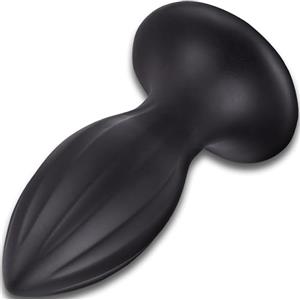 Future of your pleasure Sensual FOPS Plug Anale per Uomo 17,5 cm Ø5,7 cm con Ventosa 8,8 cm Nero - Divaricatore Anale Sex Toy Unisex per Stimolazione Intensa e BDSM per Coppie A125M