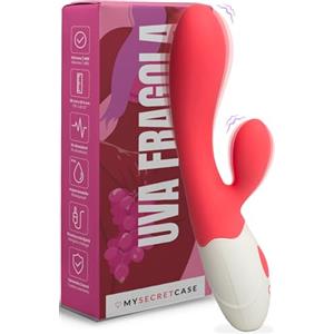 MySecretCase Vibratore Rabbit 20cm Vibratoreper Donna Grandi Vibratoreper Donna Punto G Squirting Stimolatore Clitoride Femminile 10 Modalità Vibrazione Sexytoysys Coppia Squirting Rosa