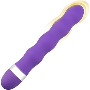 Future of your pleasure Sensual Vibratori classici Vibrazione per donna 18 cm/3 cm Sex toys multivelocità per coppia e singolo vibratore viola Vibratore classico vibratore silenzioso donna W108-2