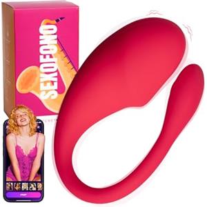 MySecretCase Ovetto Vibrante con Telecomando Stimolatore Clitoride Femminile 9 Modalità di Vibrazione Sexytoysys Donna Vibratoreper Donna Punto G Squirting Comando a Distanza Impermeabile Fucsia