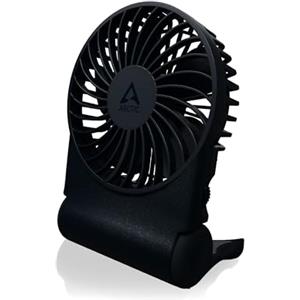 ARCTIC Summair 2Go (Dark Blue) -Ventilatore Portatile Ricaricabile con Supporto, Velocità Regolabile in Modo Continuo, Autonomia da 4 a 77 Ore, Connessione USB-C (incl. Cavo USB-A) - Blu