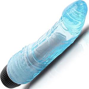 Future of your pleasure Sensual Sextoy Vibratore Donna Impermeabile Vibratoreper Donna Grandi Blu Vibratori Pene Dildo Realistico Vibratore Realistico 19cm ⌀3.5 a 4.3cm vibratore ABS sex toys FOPS D10-4