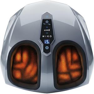 Miko Macchina Massaggiatrice Per i Piedi MIKO Con Impastamento Profondo, Compressione, Shiatsu e Calore Per La Fascite Plantare, La Neuropatia, Adatta Fino Alla Taglia 47 Per Gli Uomini.