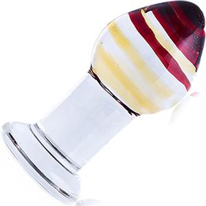 Future of your pleasure Sensual Plug in ano per uomo e donna 9cm x 4,5cm - but plug in vetro elegante e resistente FOPS G40