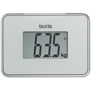 TANITA HD-386 La Bilancia da Bagno Digitale più Piccola al Mondo, Facile da Trasportare, Colore Bianco Perla